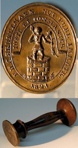 sigiliu notarial 1821