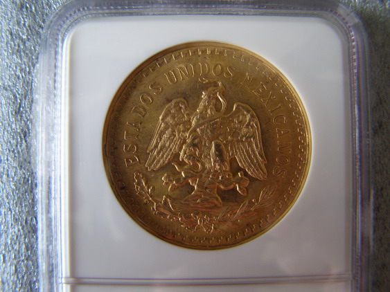 50 PESOS AUR 1946 - REVERS