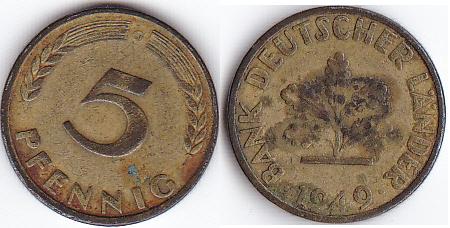 Germania - 1949 - 5 pfennig G.jpg