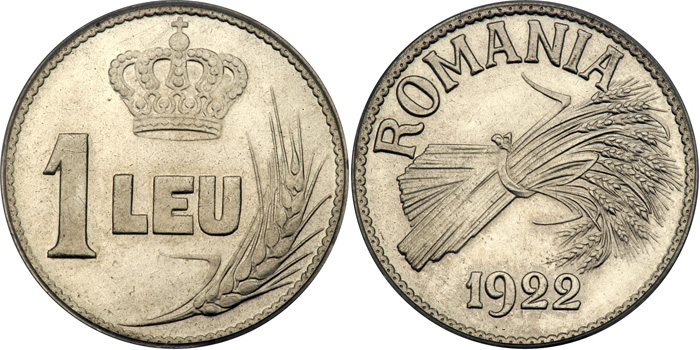 1922 - 1 Leu - nichel