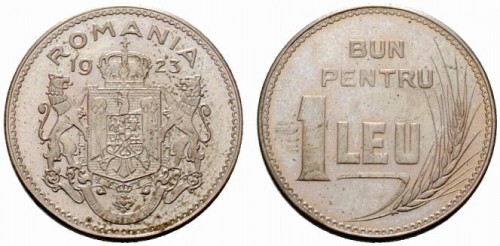 1923 - 1 Leu - bun pentru
