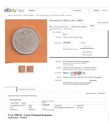 Romania 5 Lei 1880 B Carol I KM 12 _ eBay.jpg