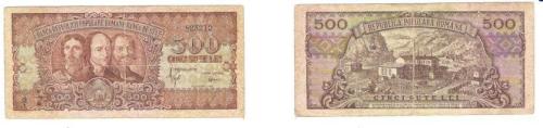 500lei 15oct1949 aVF, circulata insa in stare buna 35RON
