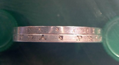 Aici se vede bine cat de stearsa e litera P (click pe poza pentru varianta marita).