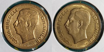 comparatie_revers_10_LEI_1930