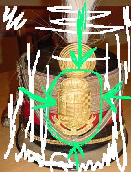honv6 Honved Tschako Emblem  bearbeit..JPG