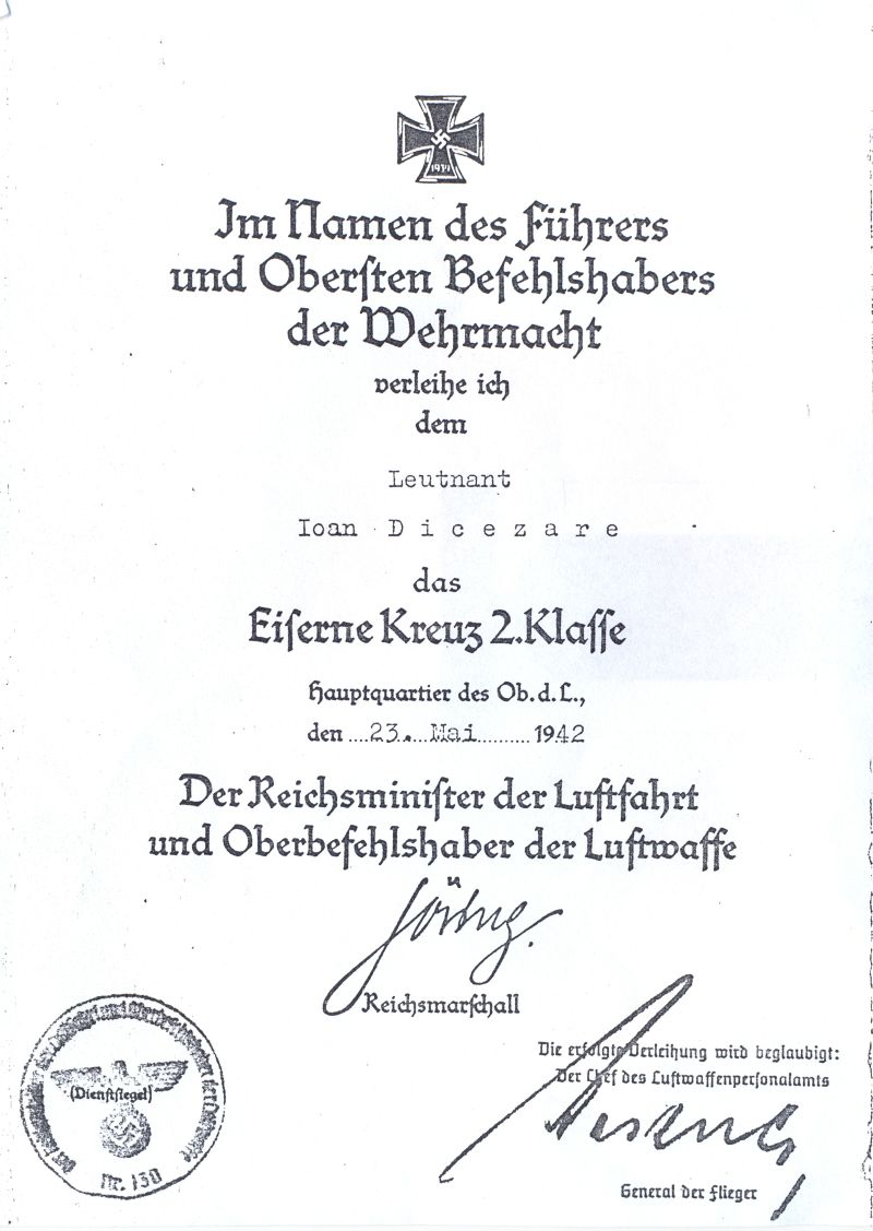 Clasa a doua a aceleiasi Cruci de Fier